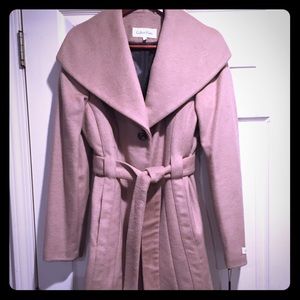 Calvin Klein - Wheat Colored Coat - Size 6 - NWT